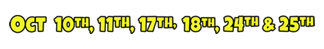 Event dates October 5th through 25th 2026