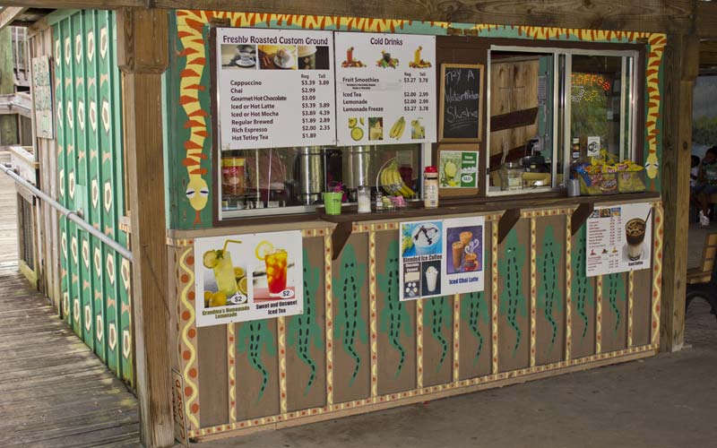 Coffee Shop | Gatorland | Orlando Florida Family Adventure Theme Park