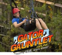 Gator Gauntlet Zipline at Gatorland